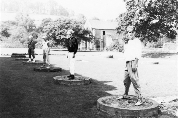 Group BW Church Outside Plinths